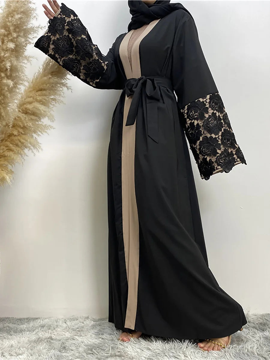 Modest Abaya Ramadan Dubai Robe Femme Musulmane Turkey Kaftan Islamic Clothing Muslim For Women Kimono Caftan Marocain Cardigan
