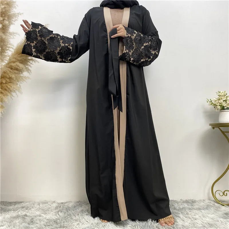 Modest Abaya Ramadan Dubai Robe Femme Musulmane Turkey Kaftan Islamic Clothing Muslim For Women Kimono Caftan Marocain Cardigan