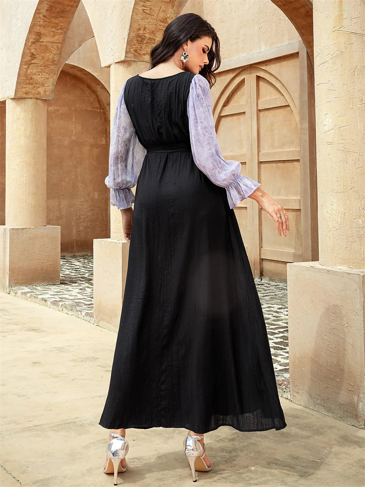 Ramadan Abaya Dubai Prayer Clothes Women Modest Muslim Long Dresses Caftan Marocain Robe Femme Musulmane Kaftan Vestidos Longos