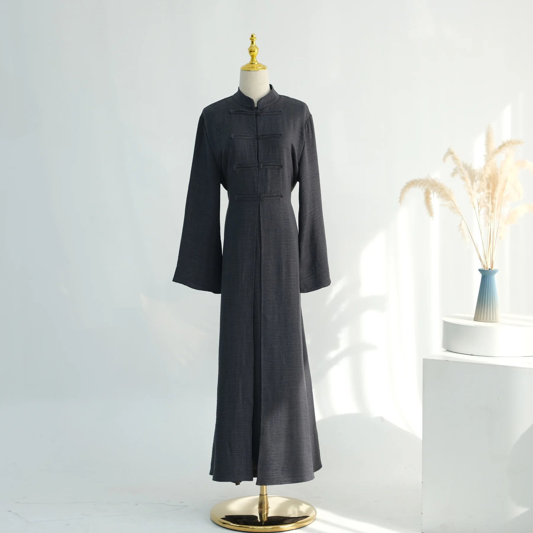 Eid 2 Piece Travel Abaya Set with Inner Dress Muslim Sets Islamic Clothes Elegant Abayas for Women Dubai Kaftan Turkish Dresses