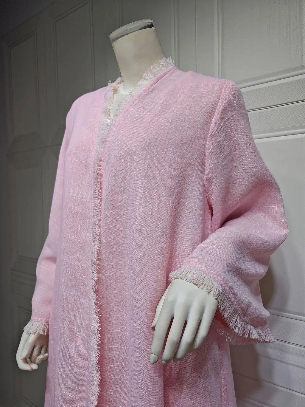 Muslim Women's Pink  Modest Abaya Dubai Fashion