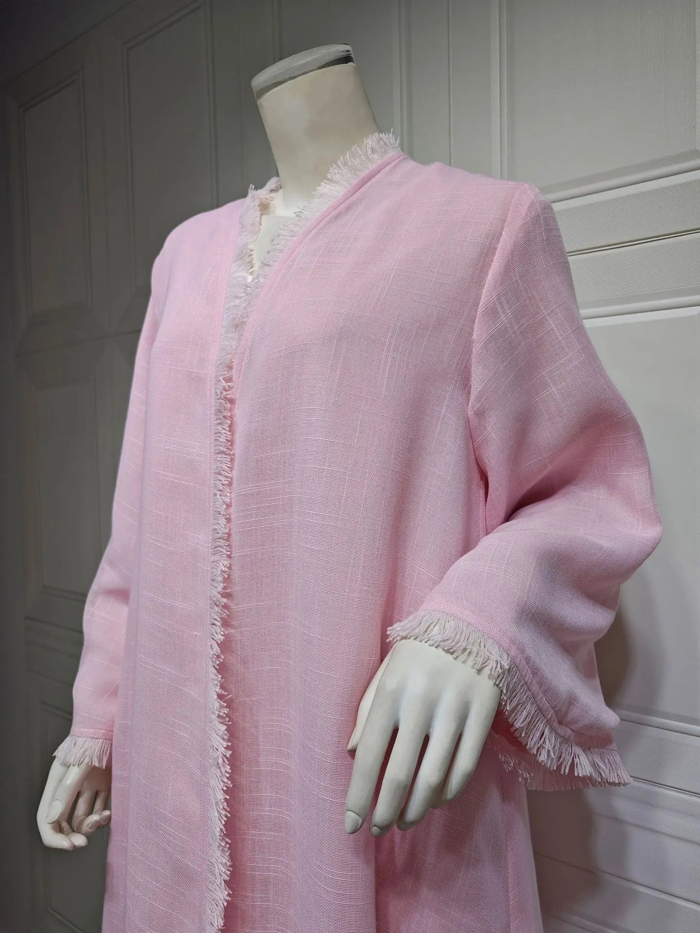 Muslim Women's Pink  Modest Abaya Dubai Fashion