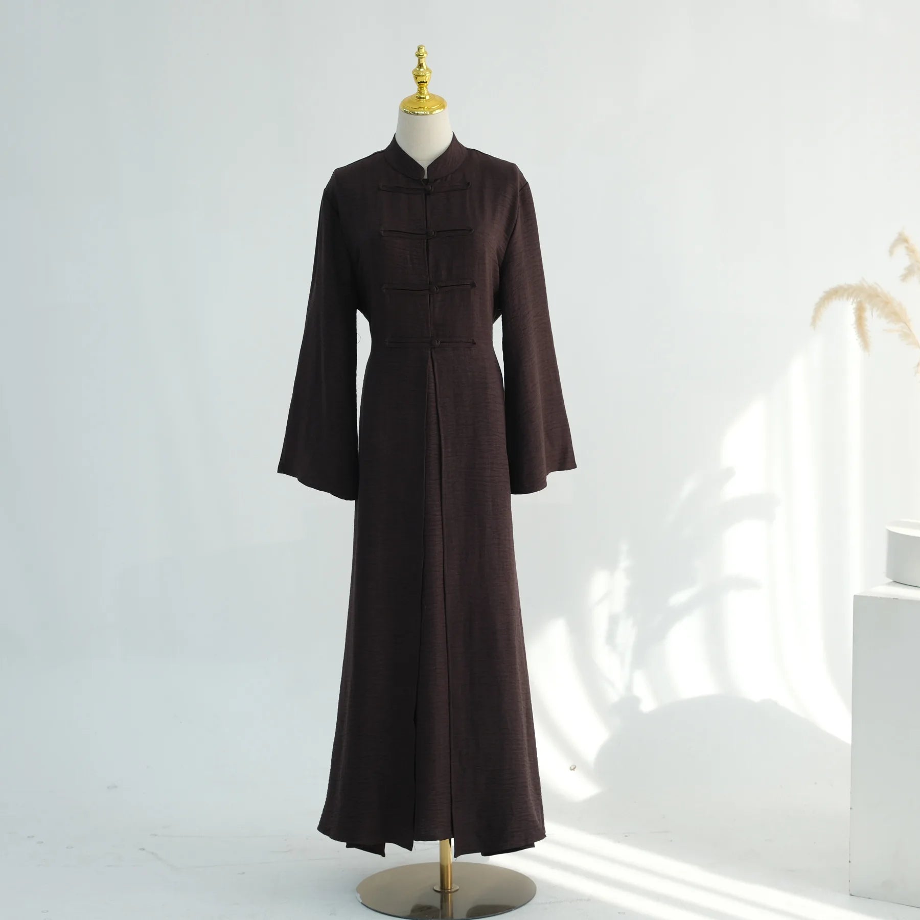 Eid 2 Piece Travel Abaya Set with Inner Dress Muslim Sets Islamic Clothes Elegant Abayas for Women Dubai Kaftan Turkish Dresses