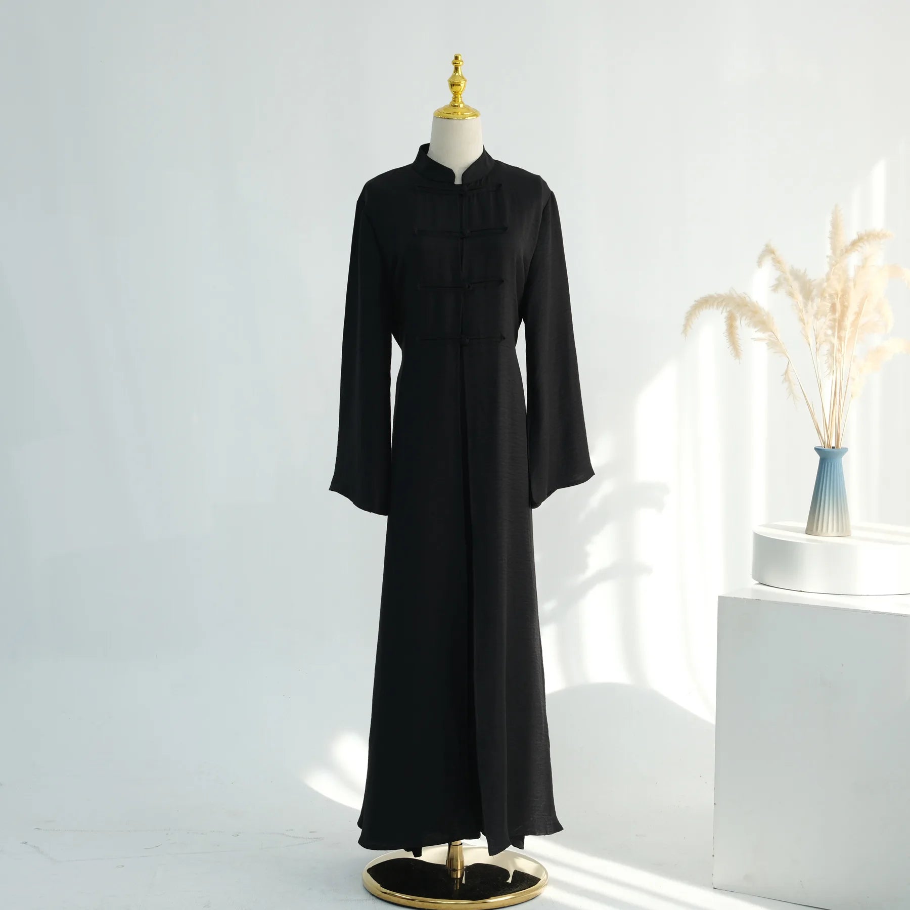 Eid 2 Piece Travel Abaya Set with Inner Dress Muslim Sets Islamic Clothes Elegant Abayas for Women Dubai Kaftan Turkish Dresses