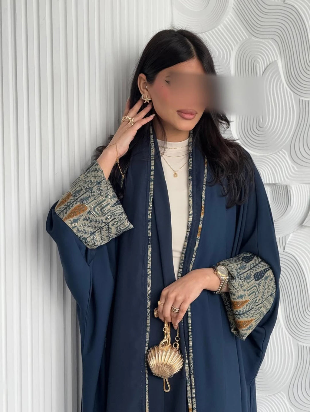Middle Eastern Muslim Women Abayas +Hajib 2pcs Islamic Kaftans Casual Maxi Dresses Arabian Jilbabs Full Sleeve Open Front Abaya