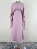 Eid Muslim Vestidos Women Abaya Jalabiya Party Arab Long Robe Beading Ramadan Morocco Dubai Abayas Kaftan Islam Elegant Dresses