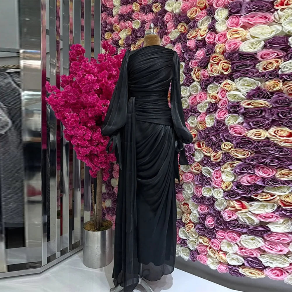 Eid Muslim Abaya for Women Dresses Jalabiya Silky Autumn Ramadan Pleated Morocco Islam Vestidos Arab Long Robe Kaftan Abayas