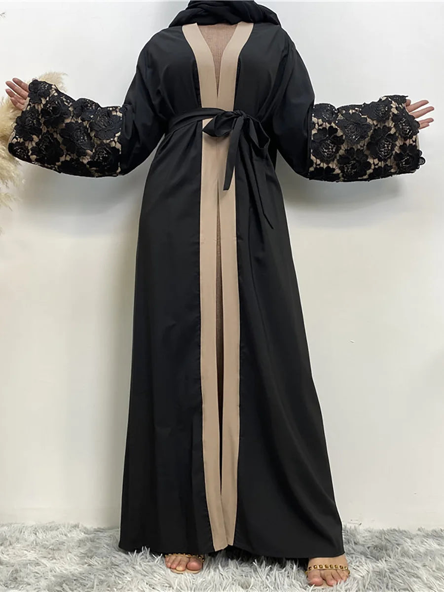 Modest Abaya Ramadan Dubai Robe Femme Musulmane Turkey Kaftan Islamic Clothing Muslim For Women Kimono Caftan Marocain Cardigan