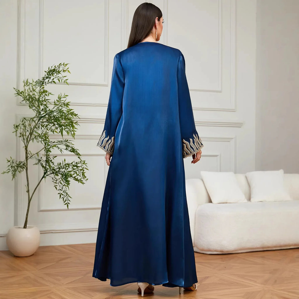 Muslim Sets for Women Ramadan Prayer Dress Modest Dresses Eid Turkey Abaya Female Islam Clothing Elegant Party Clothes
