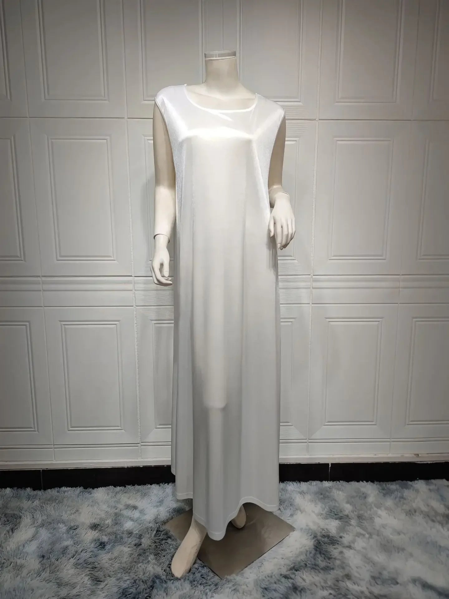 Kimono Abaya Satin Muslim Dress Diamond Open Abayas for Women Dubai Turkey Outwear Islam Modest Clothes Kaftan Femme Musulmane