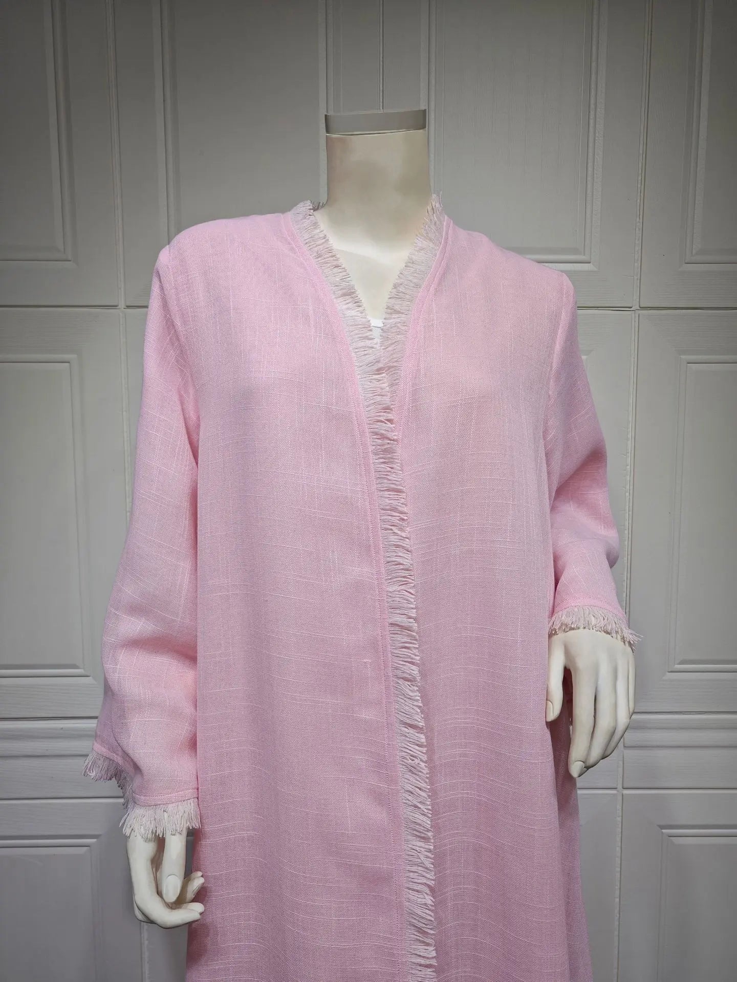 Muslim Women's Pink  Modest Abaya Dubai Fashion