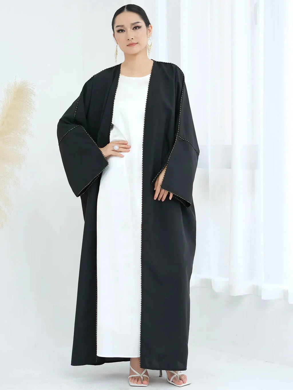 Ramadan Prayer Muslim Women Maxi Dress Dubai Luxury Open Modest Kaftan Abayas Turkey Eid Islam Clothes Caftan Morocco Femme Robe