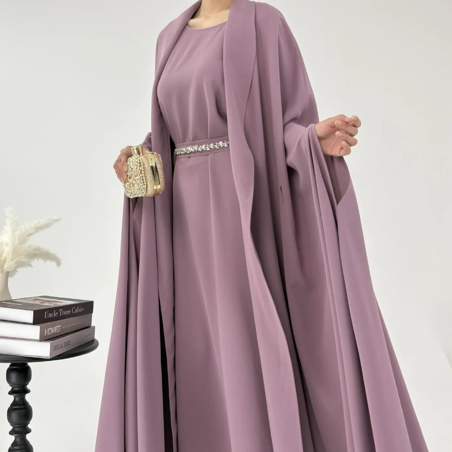 Ramadan Muslim Abaya Dress Elegant Islam Sets Dubai Long Woman Evening Dresses Moroccan Caftan Kebaya Femme Robe Kimono Jalabiya
