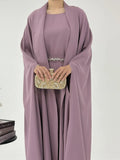 Ramadan Muslim Abaya Dress Elegant Islam Sets Dubai Long Woman Evening Dresses Moroccan Caftan Kebaya Femme Robe Kimono Jalabiya
