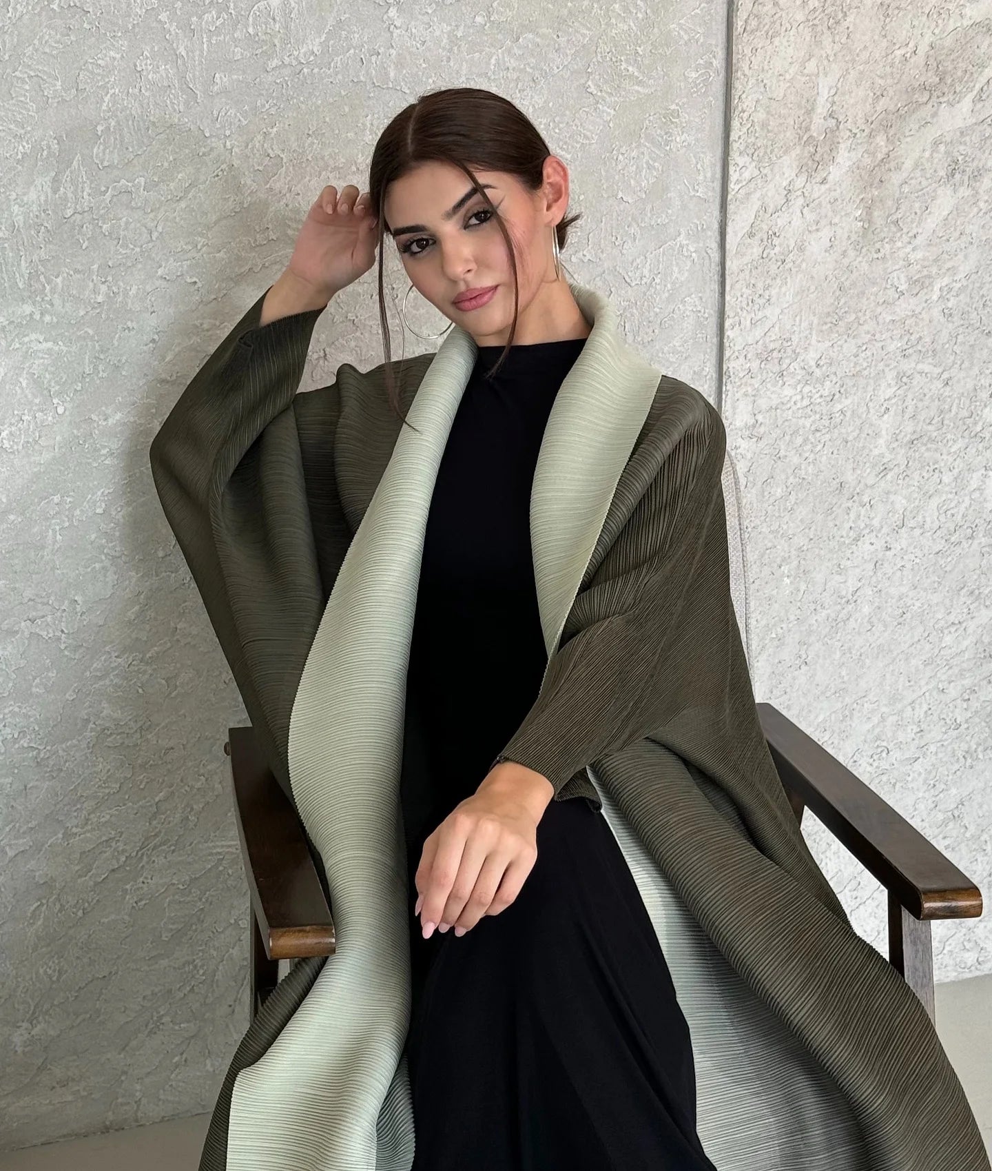 Abayas for Women Miyake Pleated New High Quality Women's Robe Cardigan Loose Lengthened Tie Design Luxury Abaya 2025 Summer New