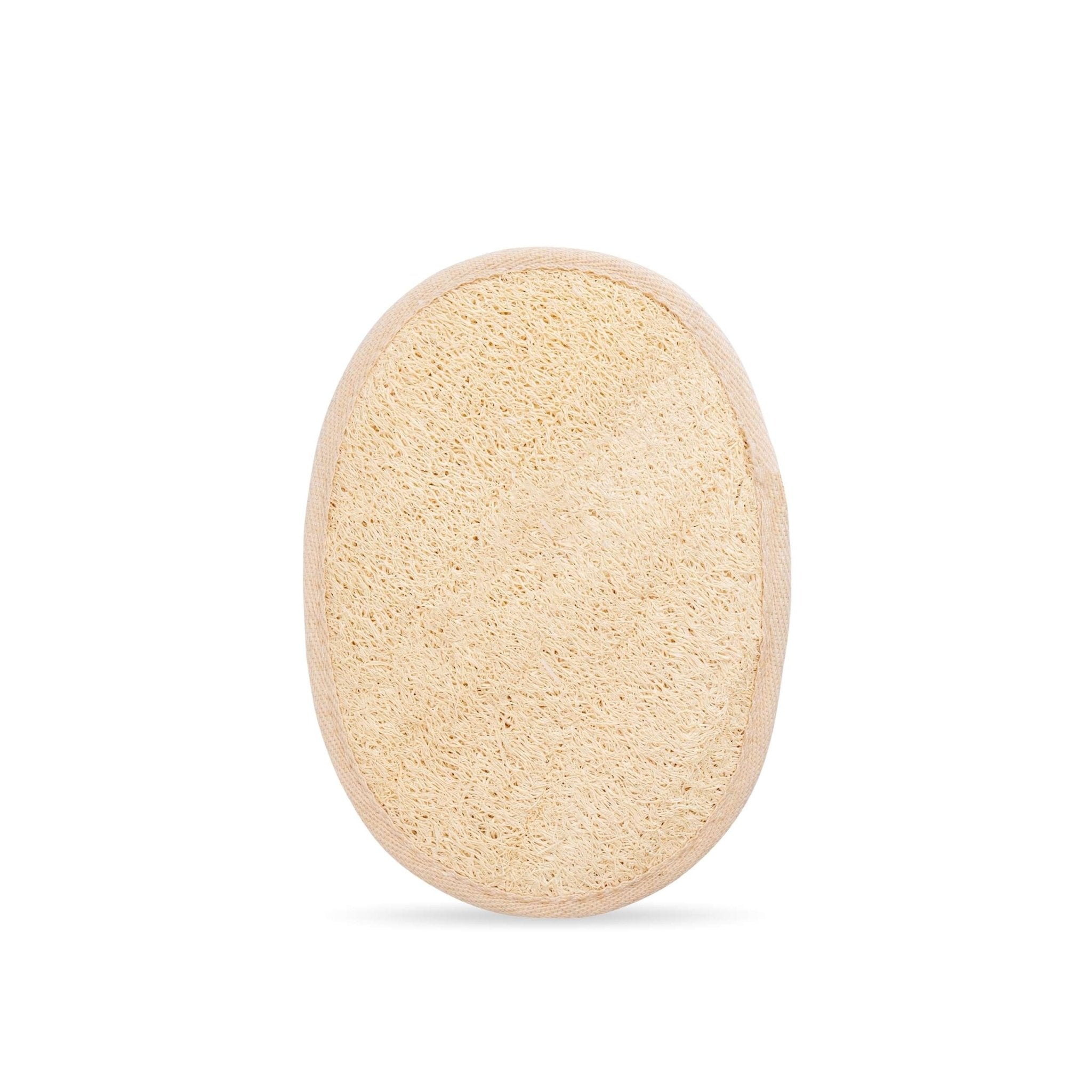 Eco Bath London Natural Loofah Pad - Exfoliating Loofah Bath Sponge for Women and Men