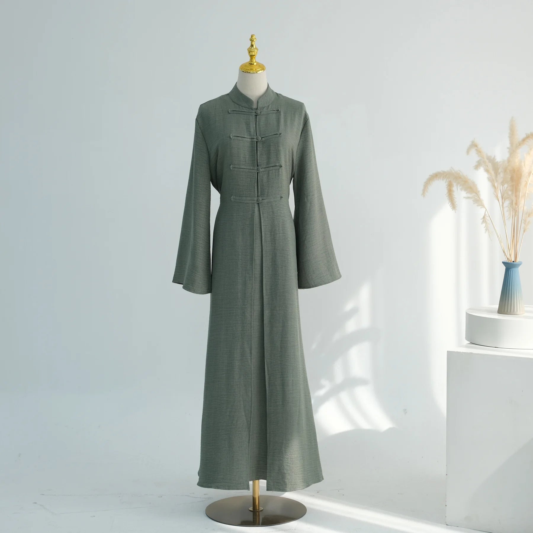 Eid 2 Piece Travel Abaya Set with Inner Dress Muslim Sets Islamic Clothes Elegant Abayas for Women Dubai Kaftan Turkish Dresses